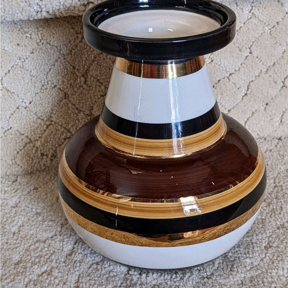 Rosenthal Netter Mid Century Modern MCM Bitossi Italy Ceramic Vase ~ Aldo Londi - Picture 3 of 8